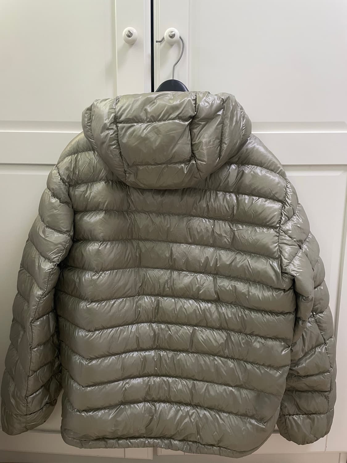 무탠다드 경량패딩 탱커 라이트 벤트 패딩 자켓 카키그레이 상품이미지3