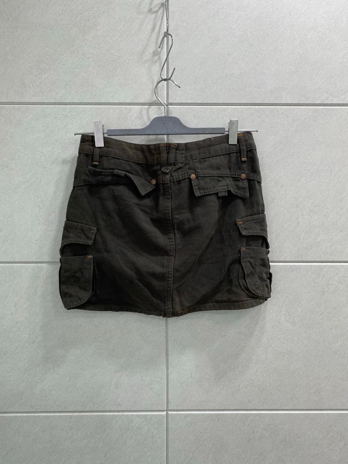  Y2K Cargo Pocket Leopard Skirts 상품이미지8