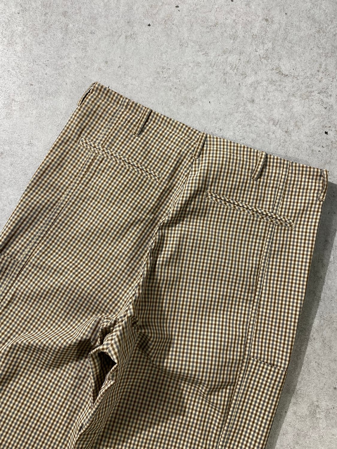 [34] Youth 유스 깅엄체크 와이드 슬랙스 팬츠 상품이미지7