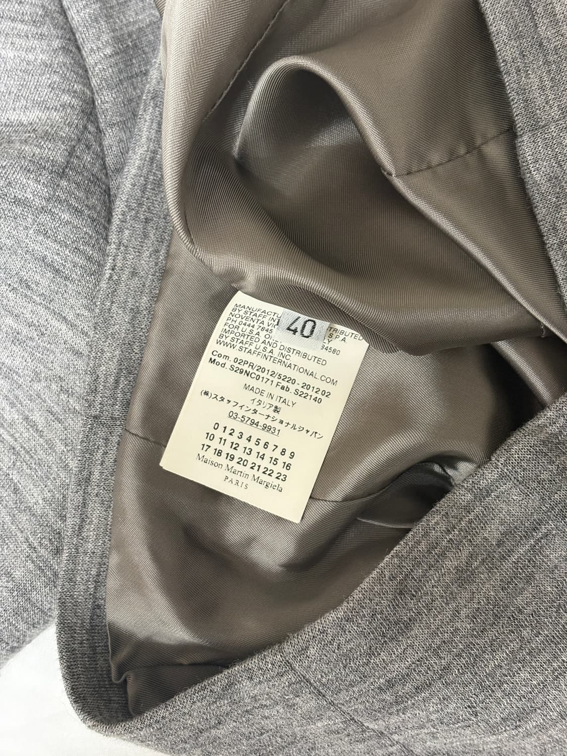 (W) [40] 마틴 마르지엘라 울 롤 넥 탑 상품이미지5