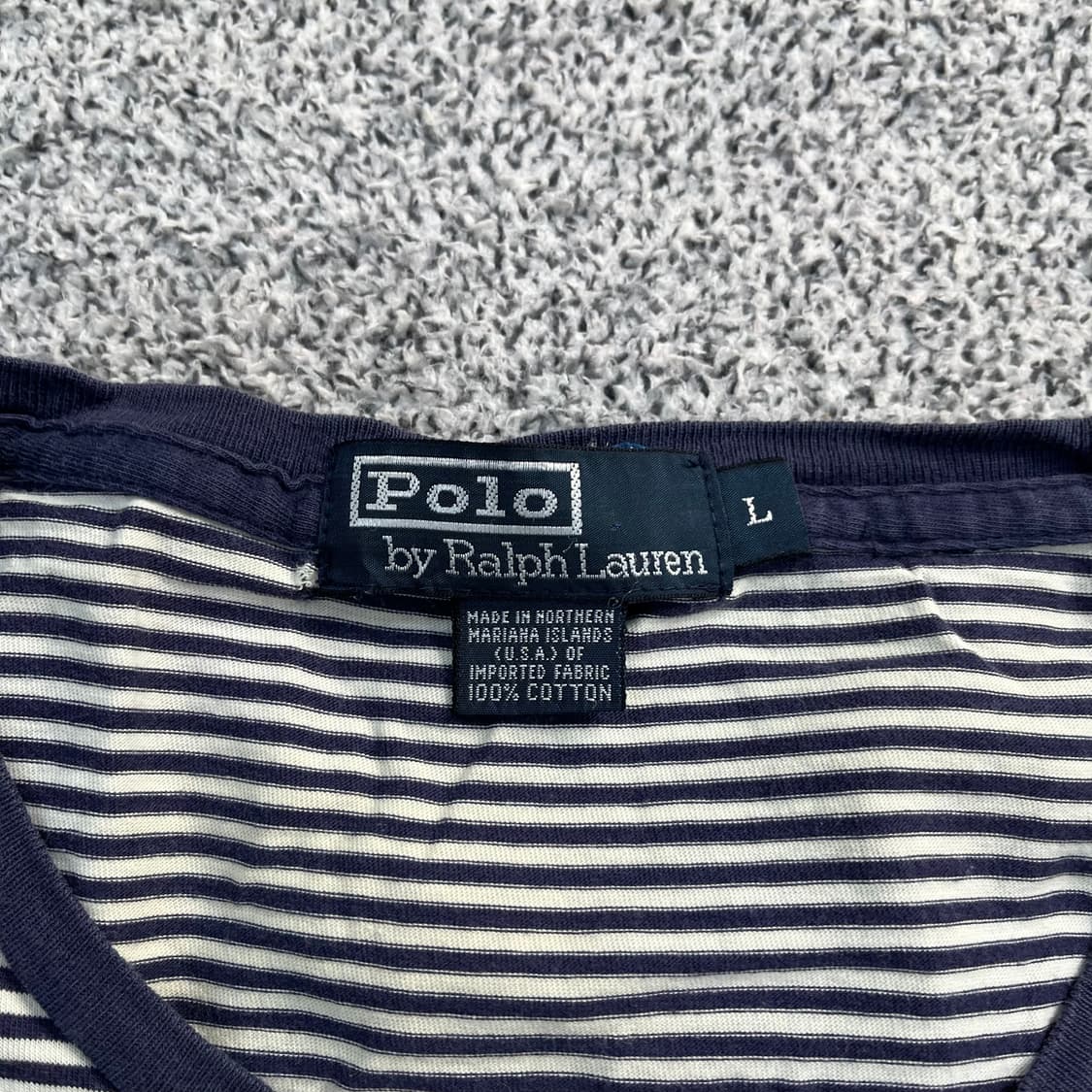 L 폴로랄프로렌 스트라이프 반팔티 0313M 상품이미지2