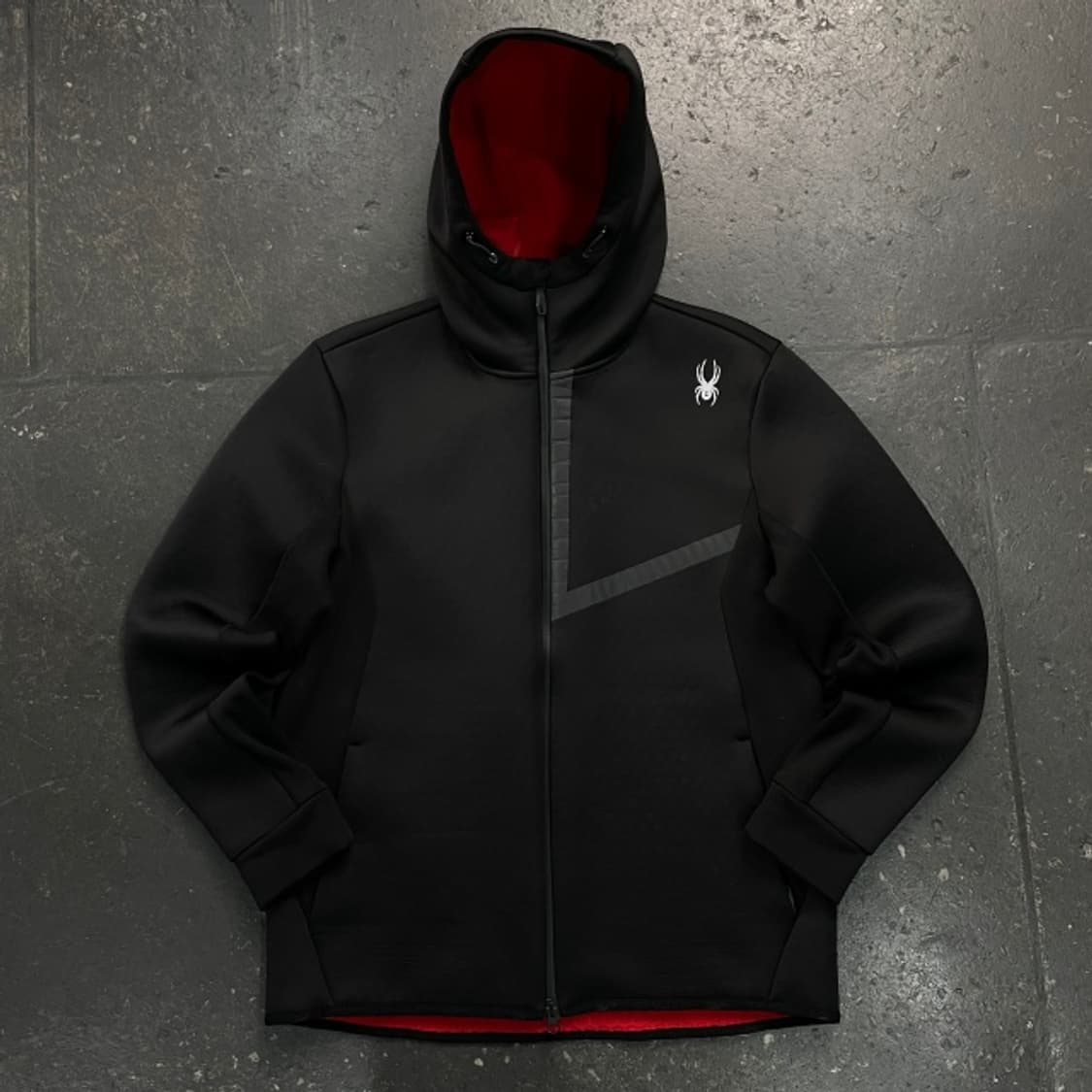 100 스파이더 네오프렌 후드집업 상품이미지1