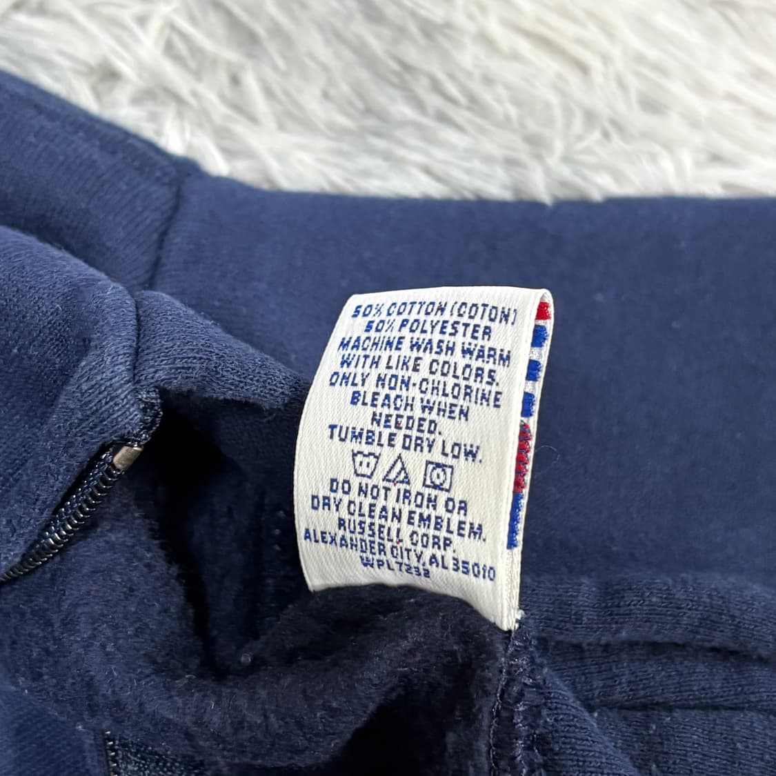 90s 러셀 후드집업 네이비 상품이미지5