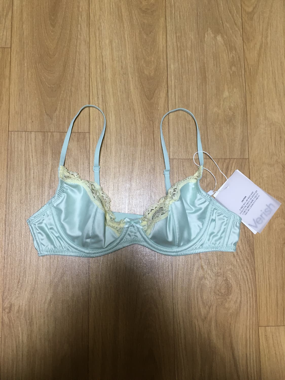 베리시 새틴레이스 와이어 브라 상품이미지3