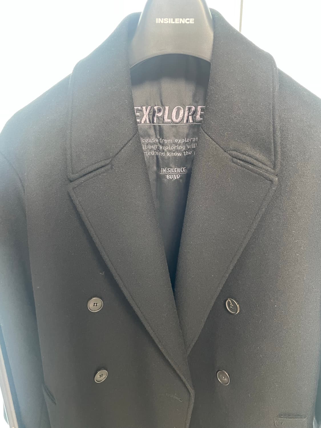 분트x인사일런스 강동원 배정남 코트 상품이미지3