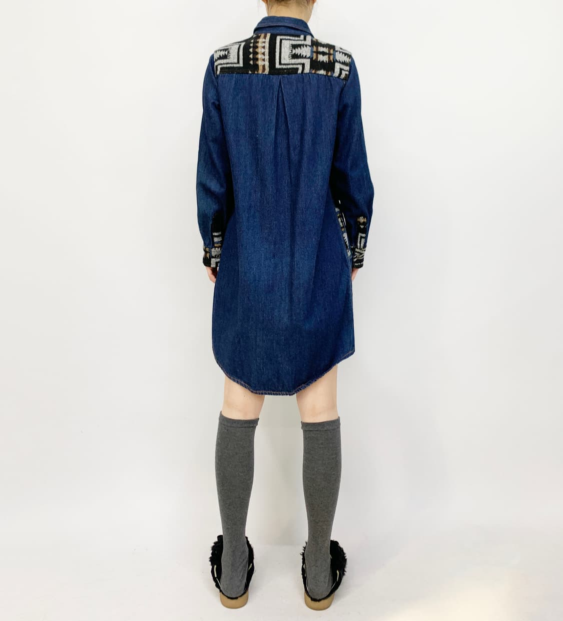 티티카카 에스닉 데님 원피스 상품이미지4