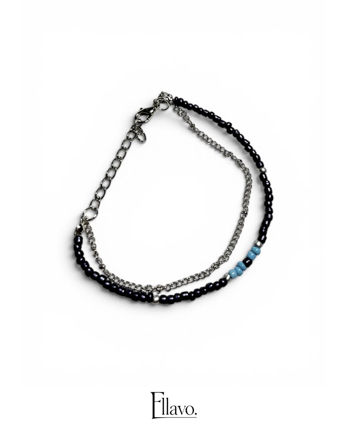Ellavo Navy Tide Layered Bracelet  상품이미지1