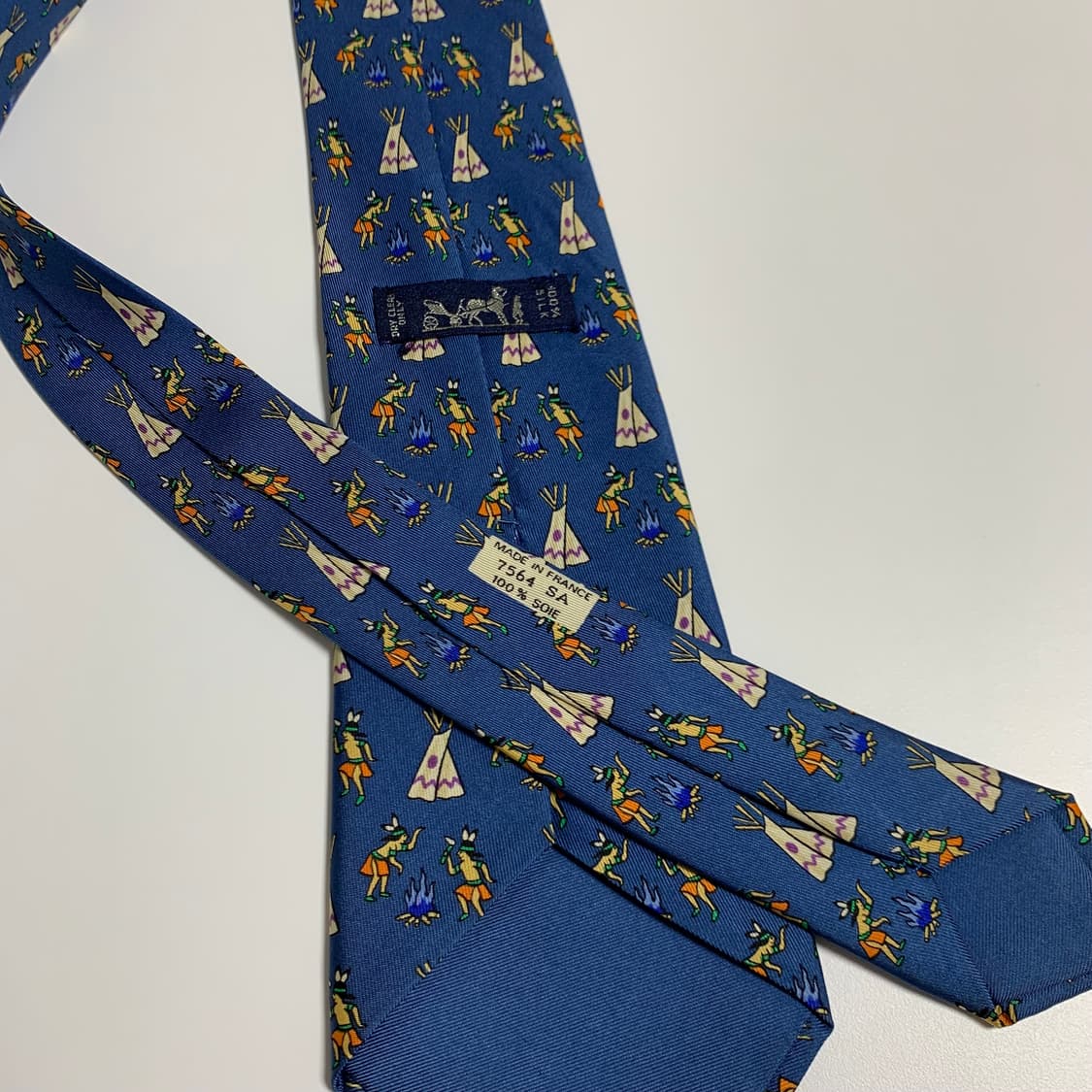 에르메스(HERMES) 명품 결혼식넥타이 A+등급 9cm 상품이미지7