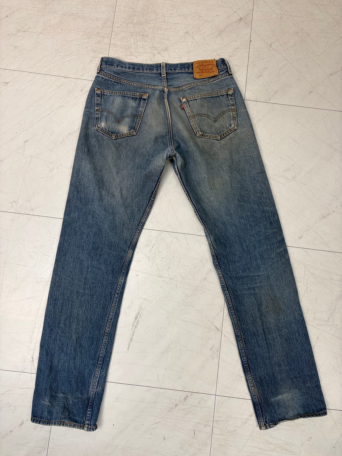 a285) 34 리바이스 90's USA 501 스트레이트 상품이미지5