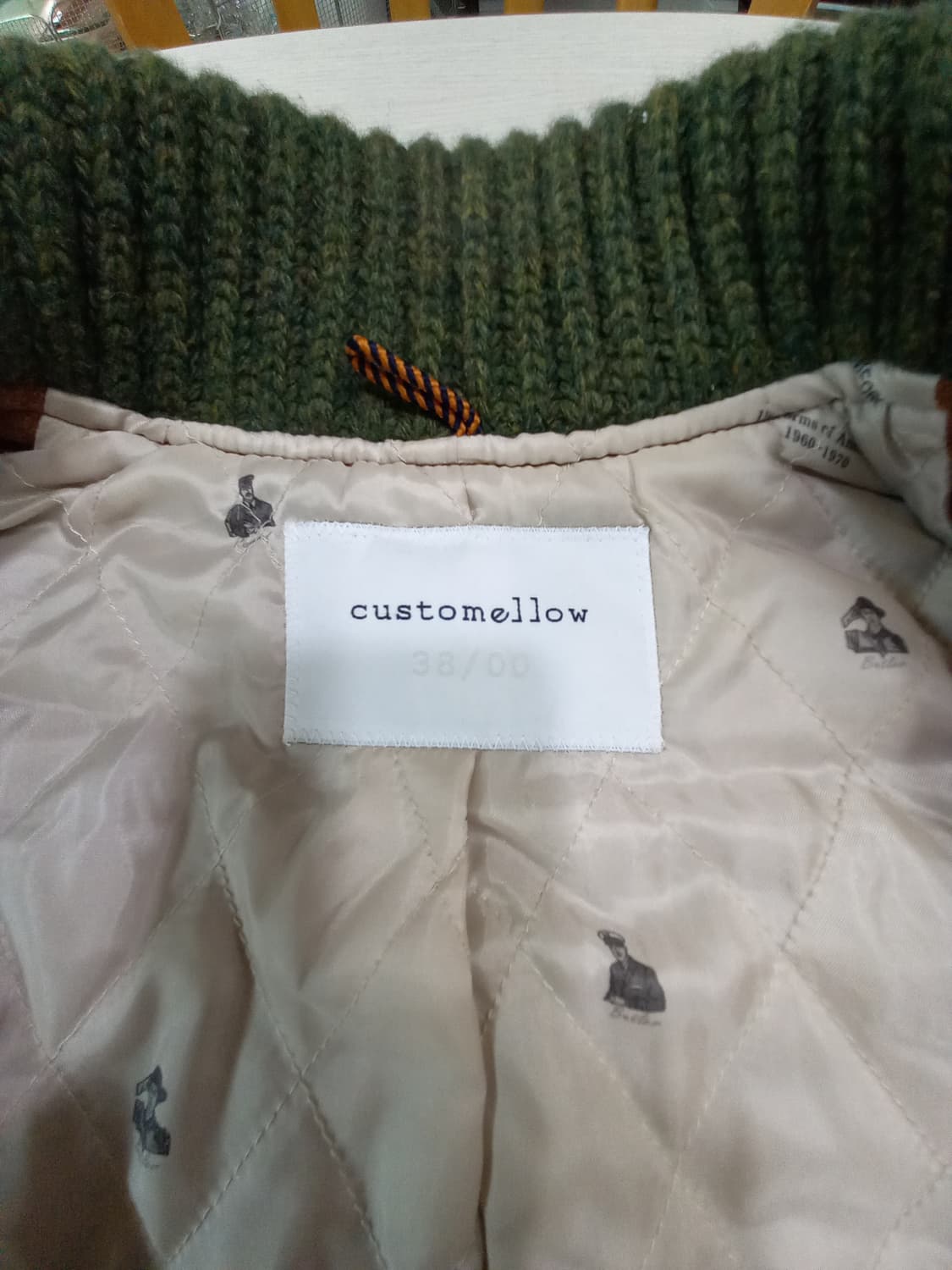 L100 customellow 헤리티지 누빔 바시티 L-691 상품이미지6