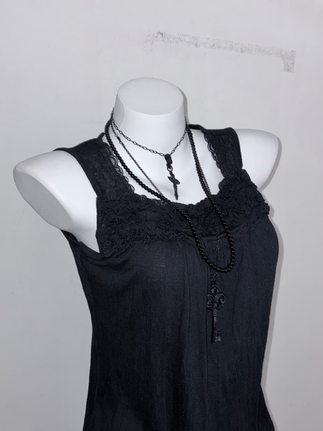 고딕앤젤세트 고스 다크페어리 3pcs 레이스, 볼레로, 코르셋 상품이미지9