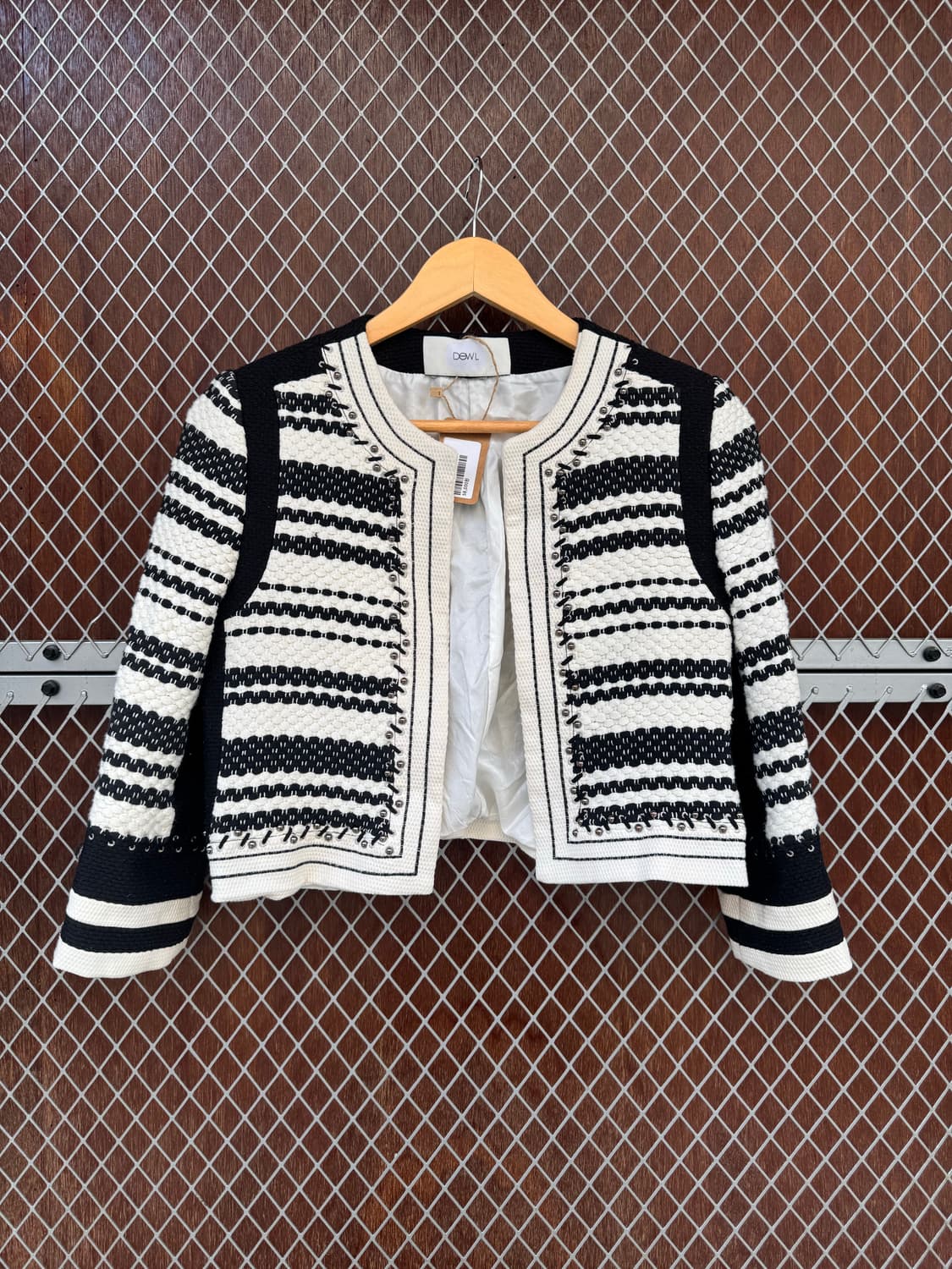 듀엘 스터트 포인트 크롭 트위드 자켓 M 상품이미지1