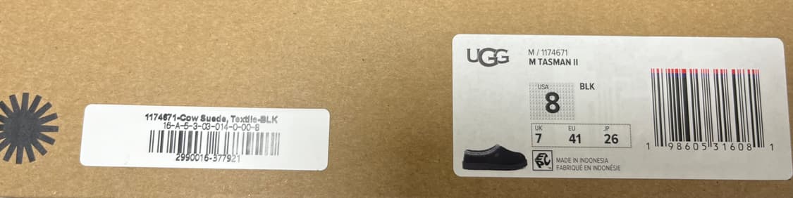 [260] 어그 타스만2 블랙 / 새상품 상품이미지4