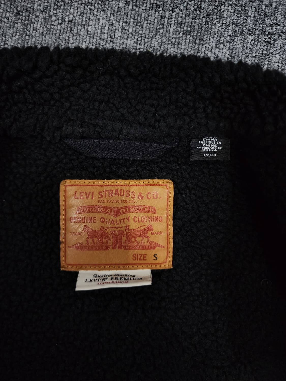 리바이스 x 디즈니 미키마우스 협업 쉐르파 트러커 데님 자켓 S 상품이미지7