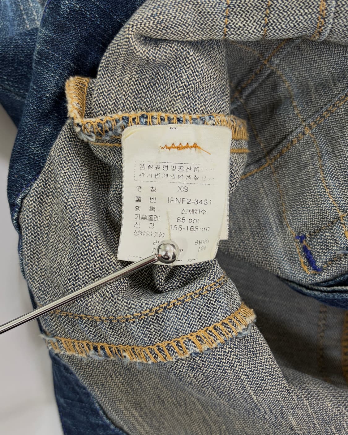 [XS]폴로 랄프로렌 진스 엘보패치 데님 자켓 상품이미지10