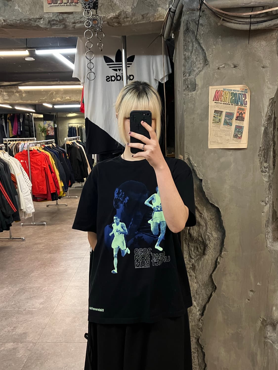 디스이즈네버댓 티셔츠 블랙 L #csz2101 상품이미지2