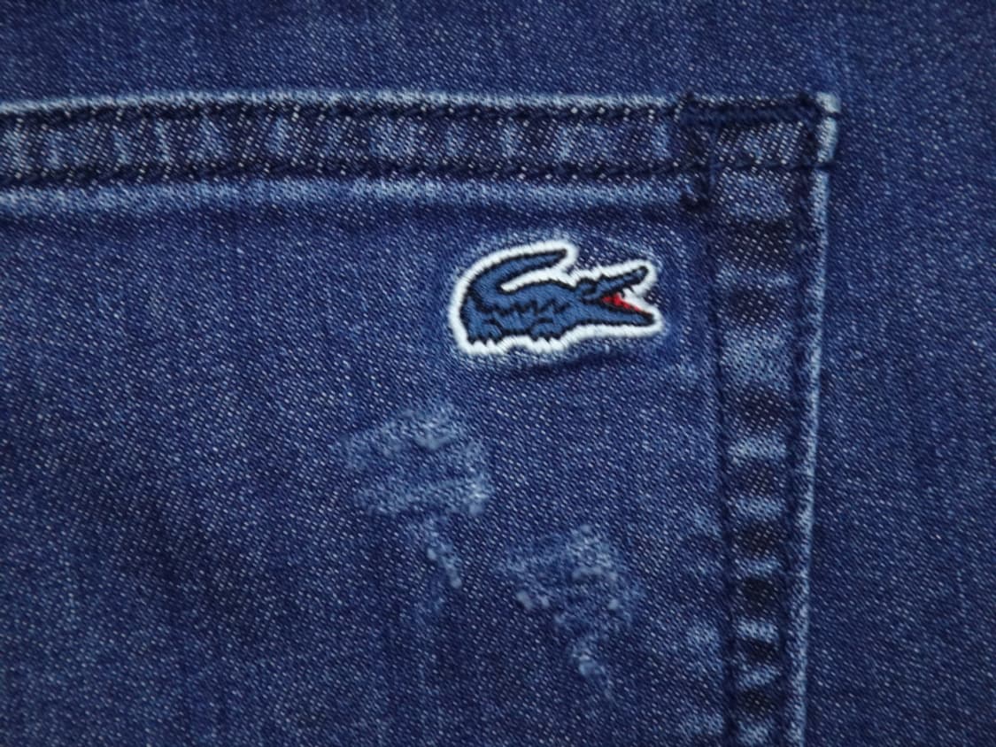 (호칭34) 라코스테 LACOSTE 여성 스트레치 데님 팬츠 상품이미지6