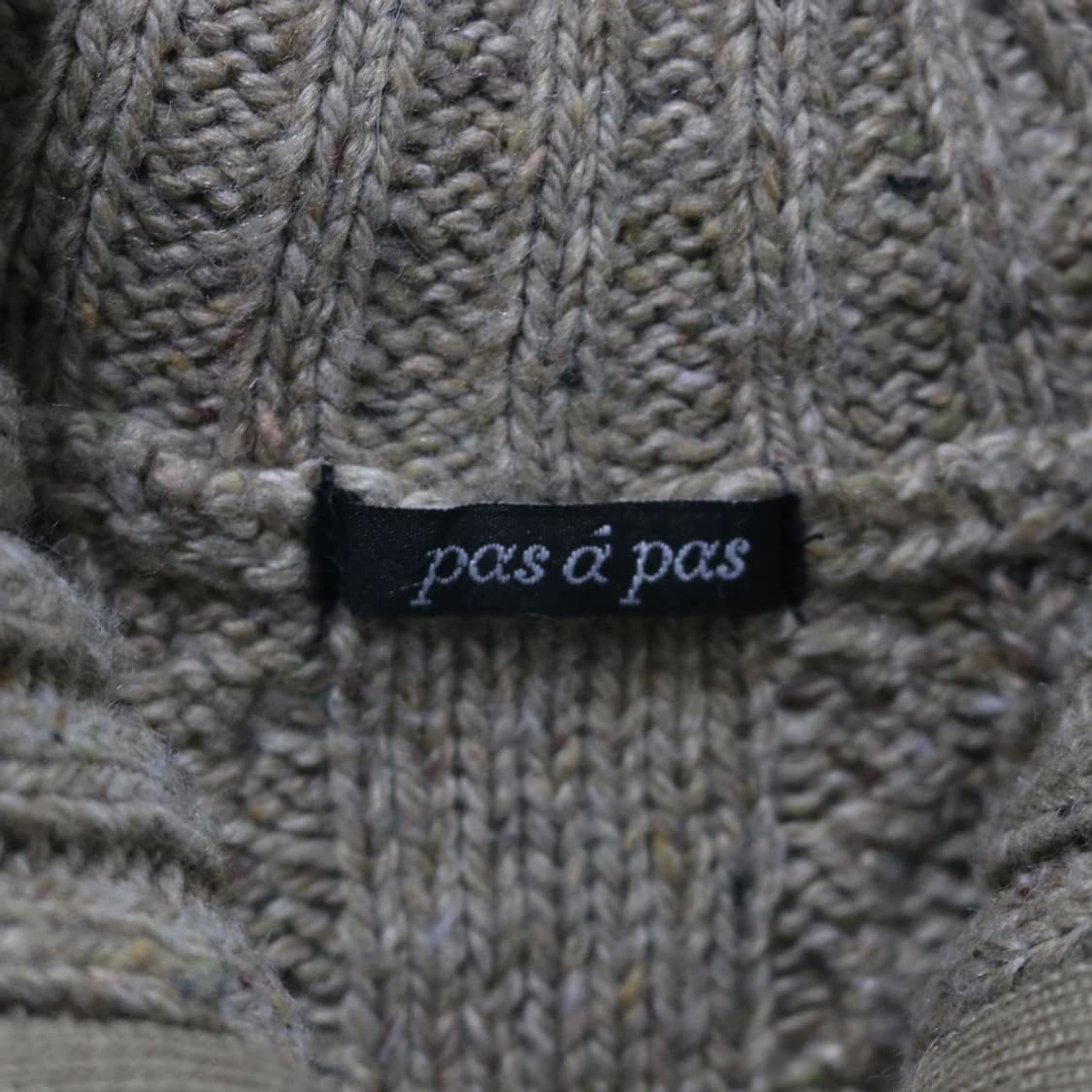 PAS A PAS 꽈배기 니트 베스트 집업 63282 상품이미지9