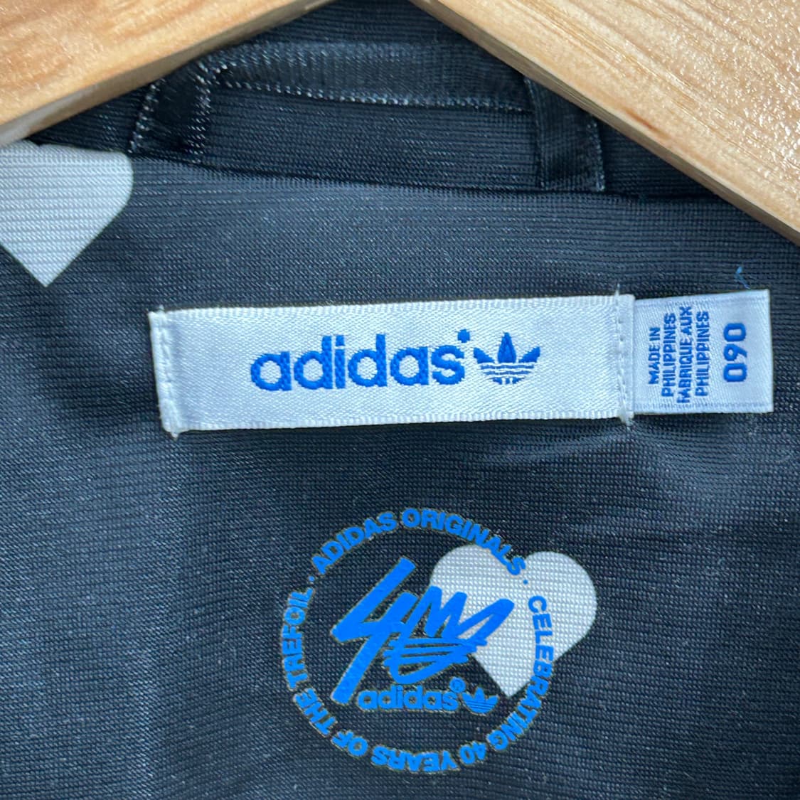 아디다스 하트 삼선 검흰 져지 S 상품이미지7