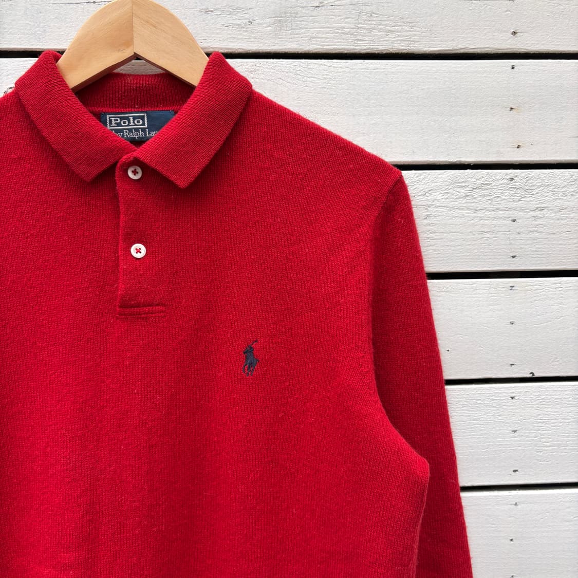 Polo 폴로 울 카라 니트 상품이미지4