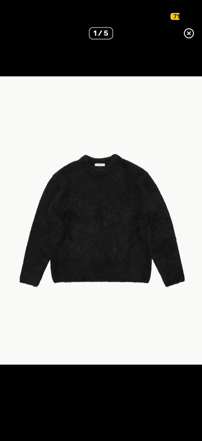 ALPACA ROUND KNIT  상품이미지1