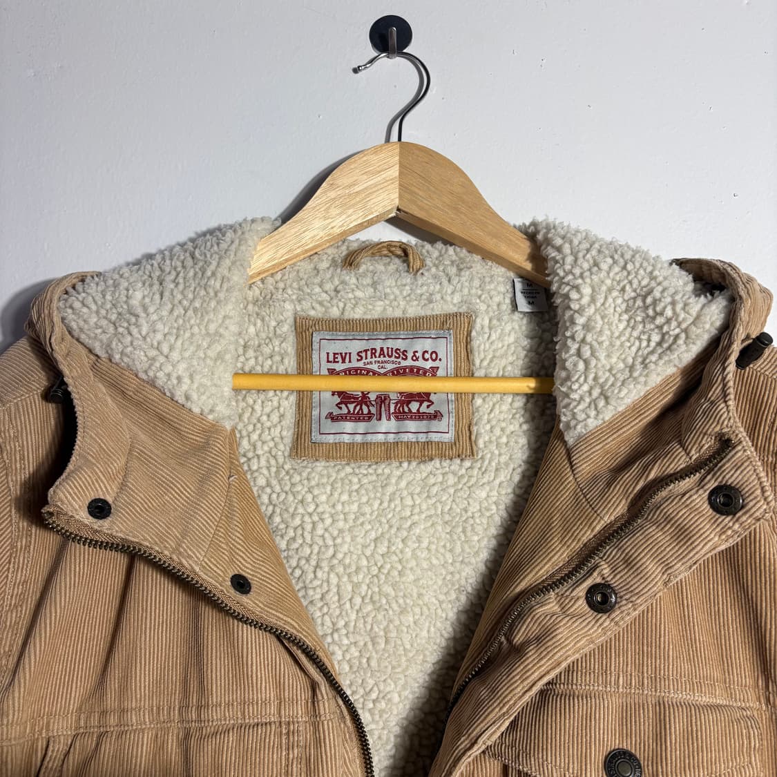 리바이스 빈티지 코듀로이 보아 안감 후드 자켓 (무료배송) 상품이미지4