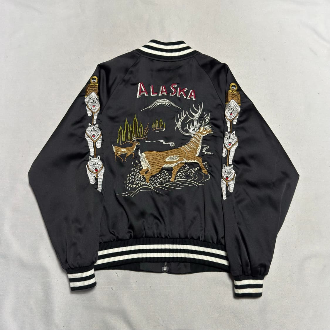 M 더 매드니스 알래스카 오리앤탈 자수 스카쟌 상품이미지2