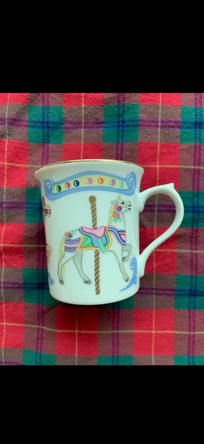 레녹스 회전목마 머그 4개 상품이미지4