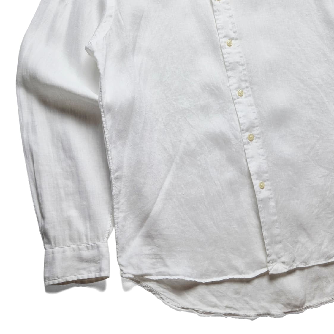 [M] 폴로 랄프로렌 린넨셔츠 화이트 상품이미지4