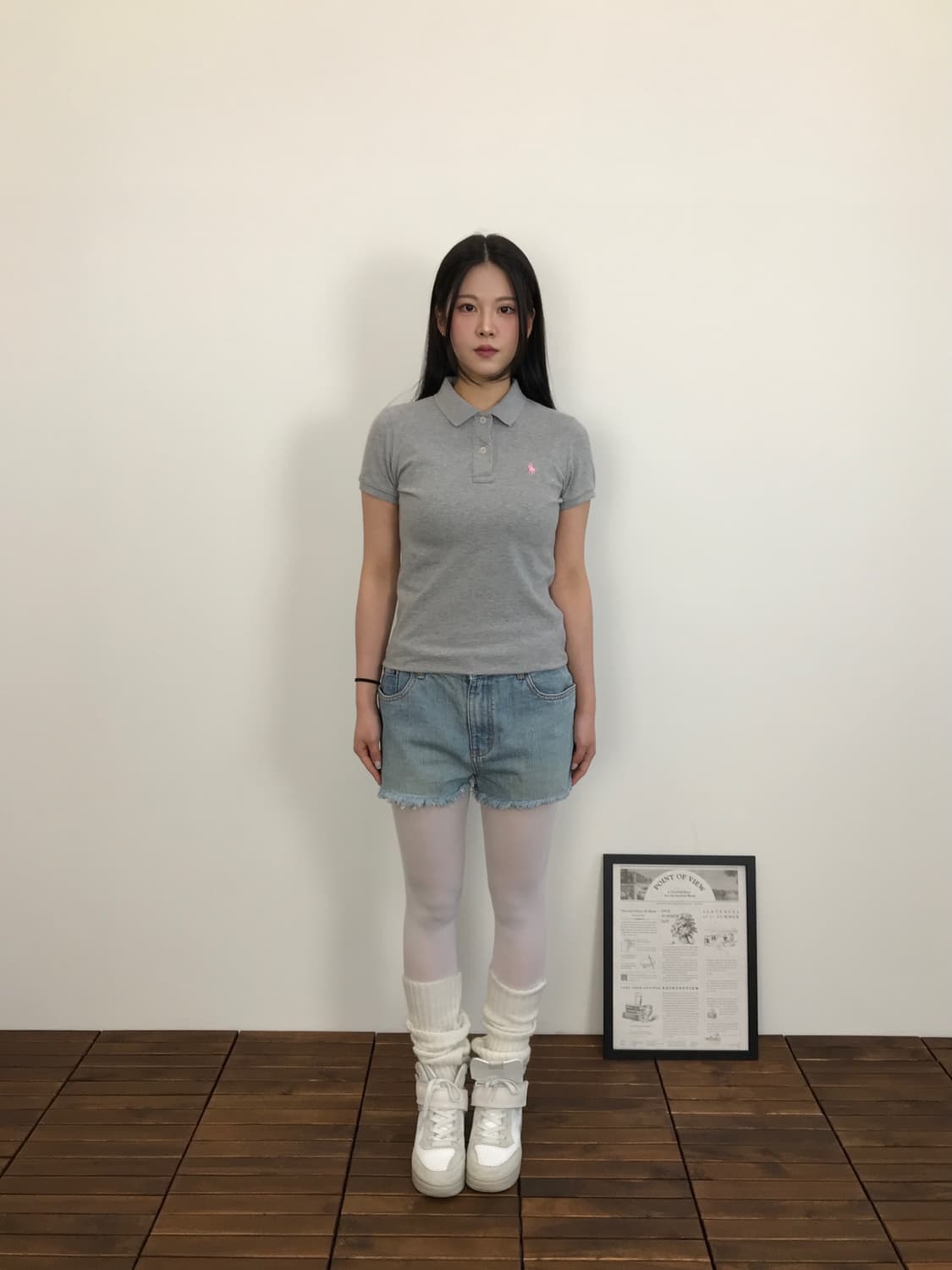 'Polo Ralph Lauren' Gray Polo Shirts 상품이미지1