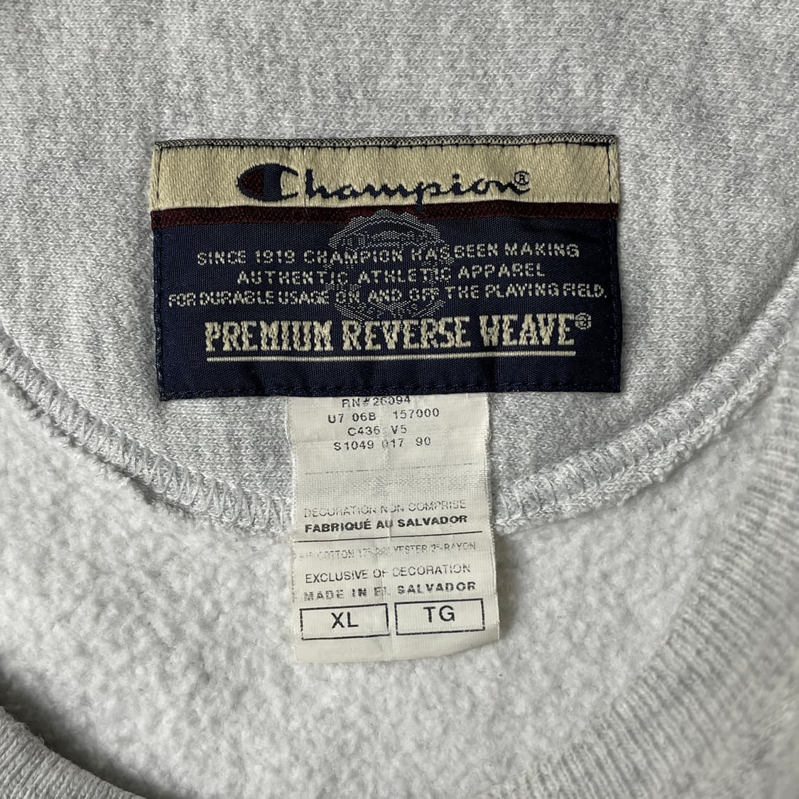 CHAMPION 00s 챔피온 리버스위브 기모 맨투맨 A00546 상품이미지9
