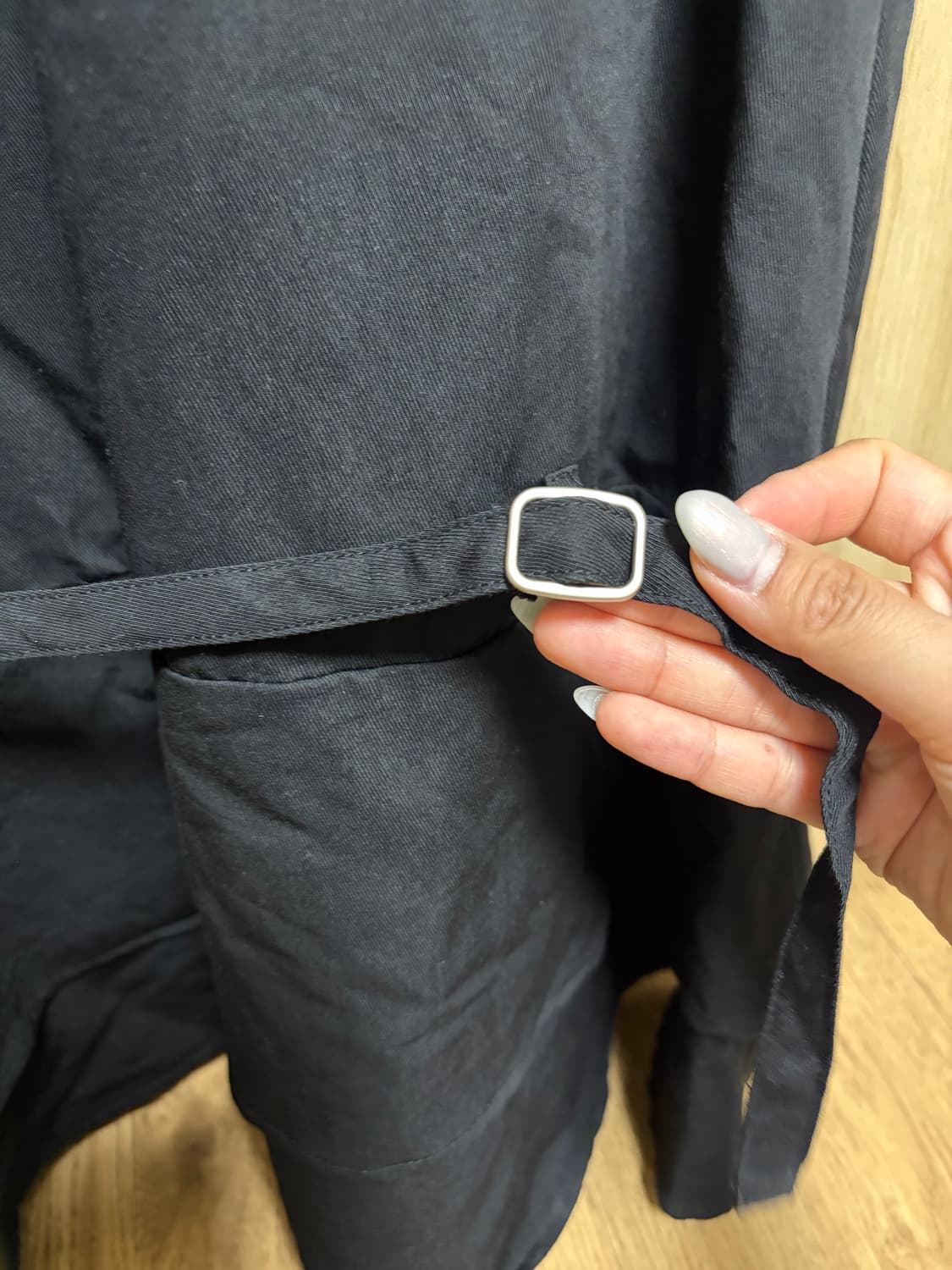 벨티드 민소매 미디원피스 상품이미지5