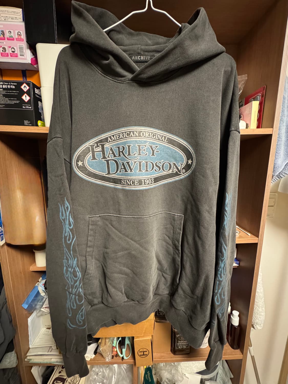 할리 데이비슨 후드티 상품이미지2