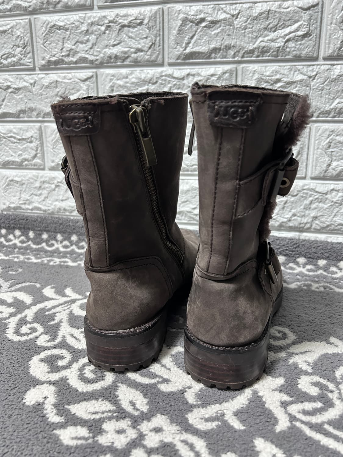 어그 버클 스트랩 스웨이드 부츠 상품이미지5