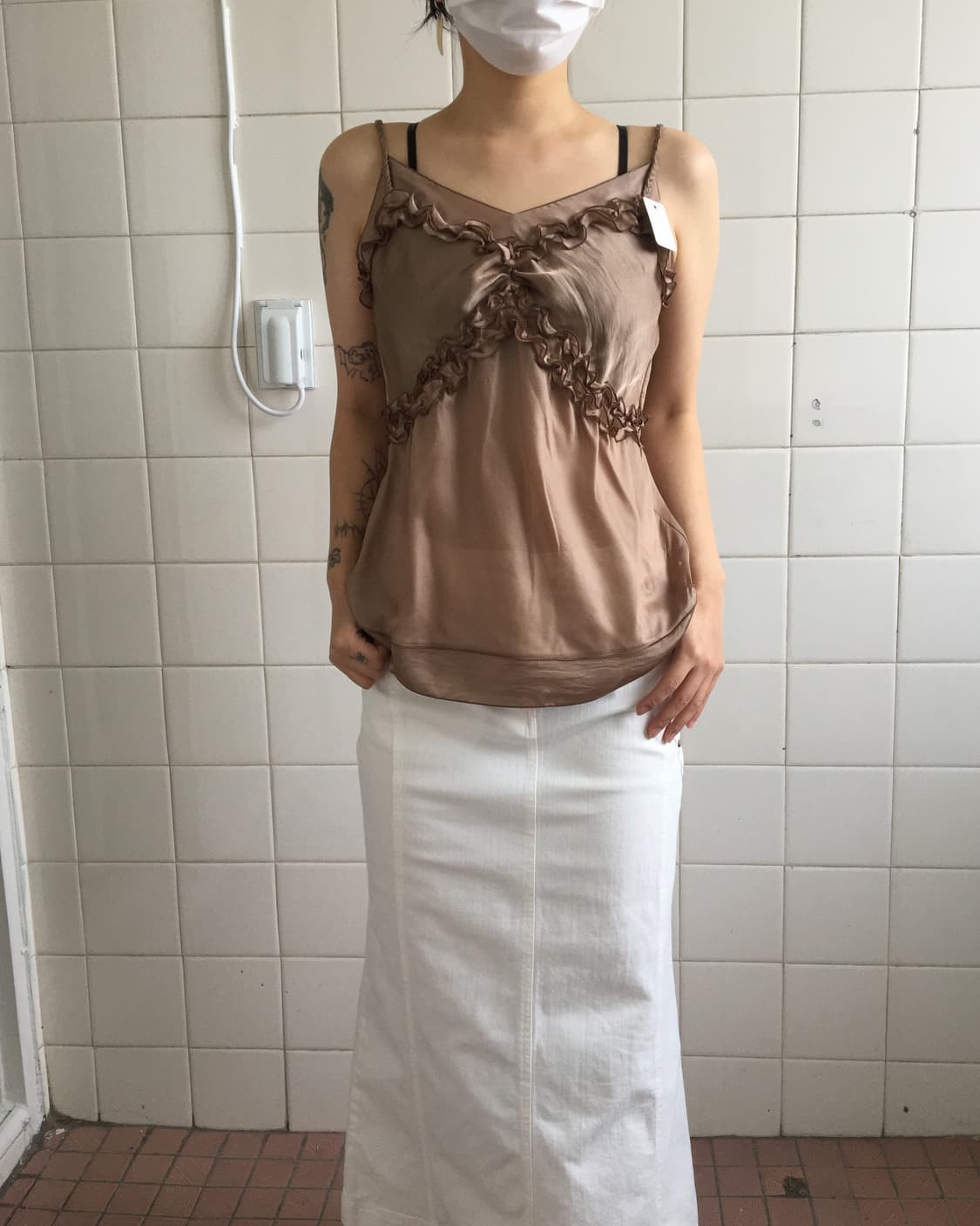 Frill point sleeveless 상품이미지6