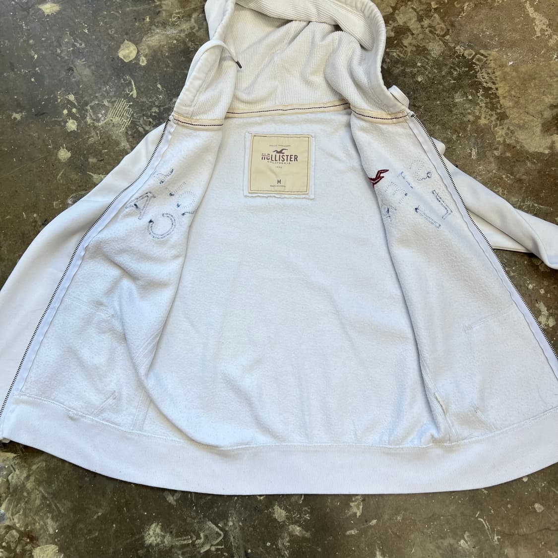 M) 홀리스터 기모 후드집업 자켓 점퍼 상품이미지4