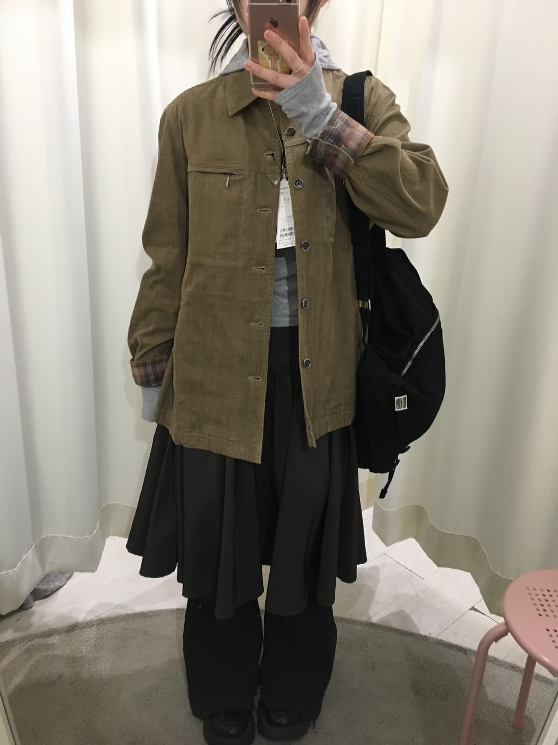 허쉬 퍼피스 셔츠형 자켓 상품이미지2