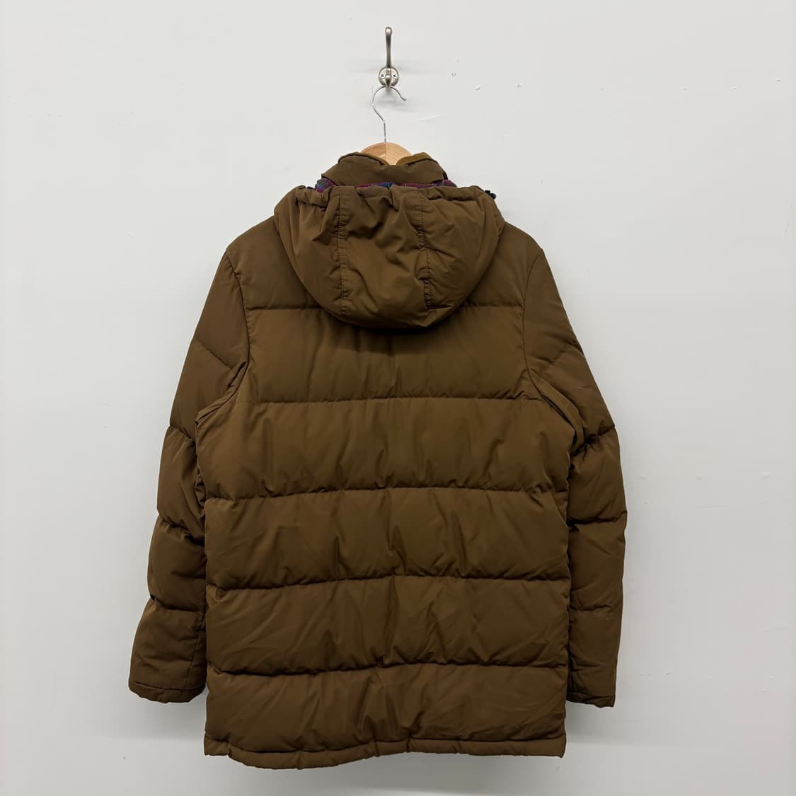 프레드페리 브라운 후드 패딩 점퍼 남/M 상품이미지3