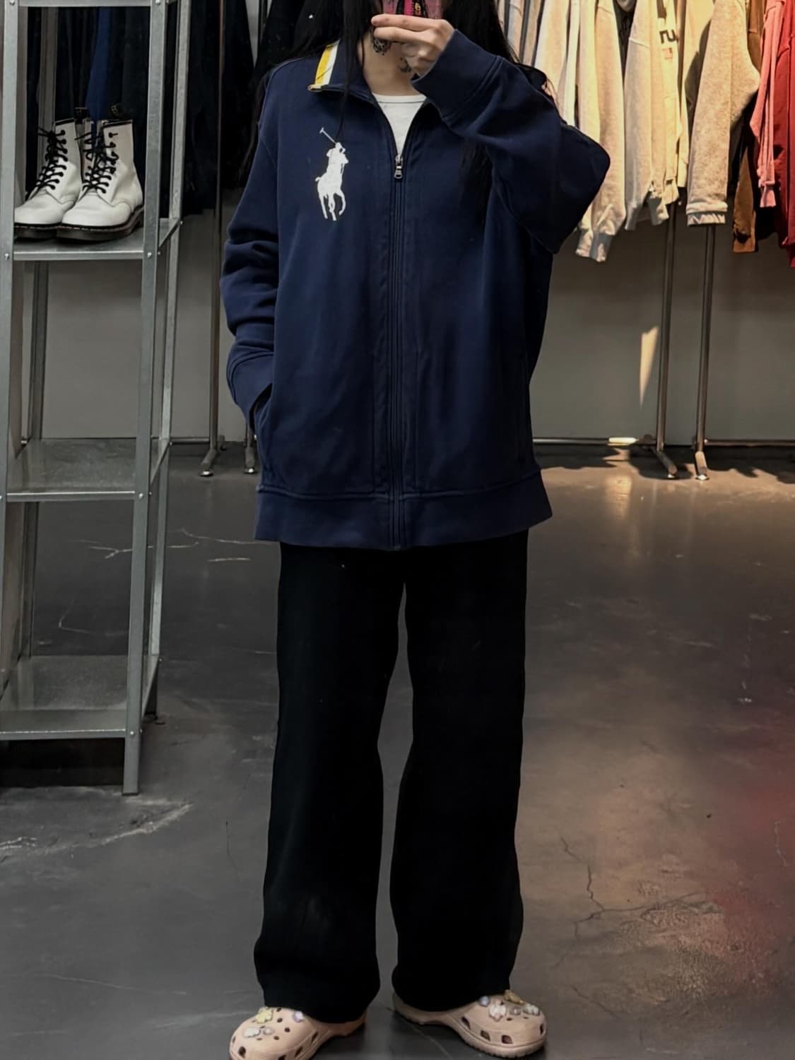 폴로랄프로렌 빅포니 네이비 집업자켓 A3589 상품이미지1