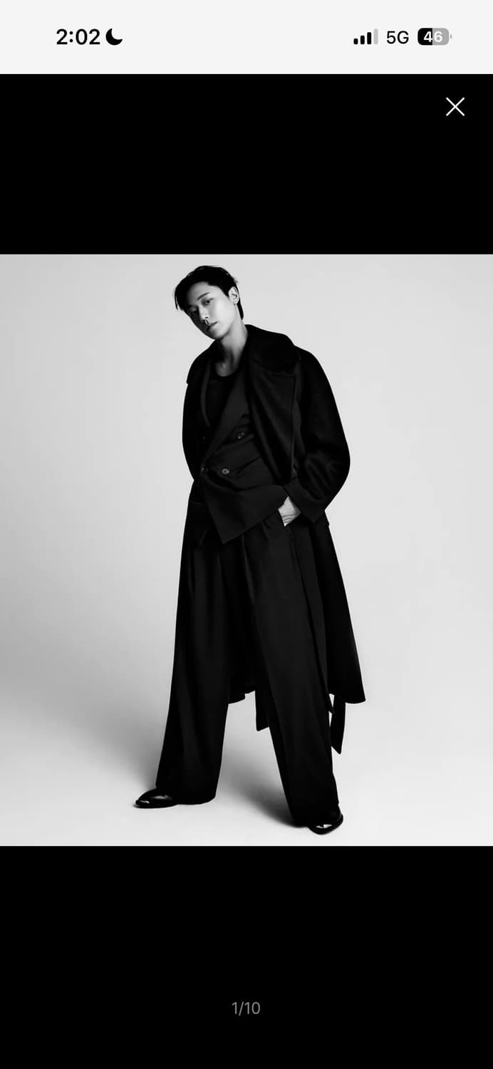 무신사 스탠다드 캐시미어 블랜드 더블 로브 코트 상품이미지3