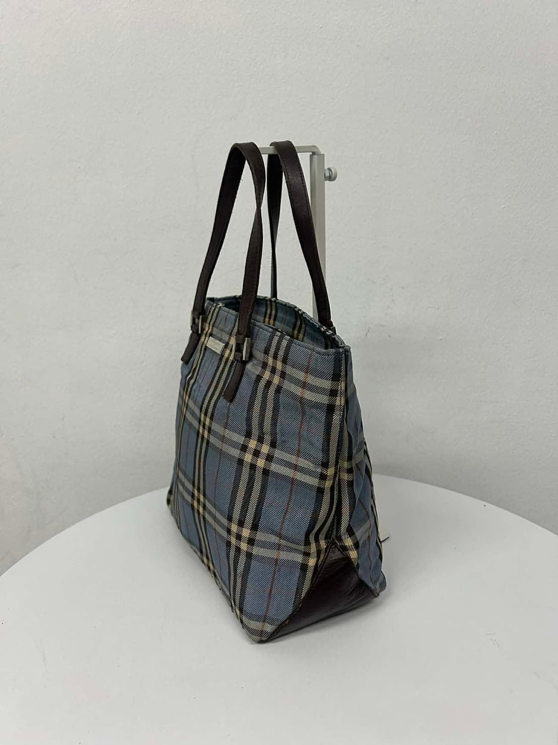 버버리 블루라벨 빈티지 노바체크 캔버스 토트백 상품이미지3