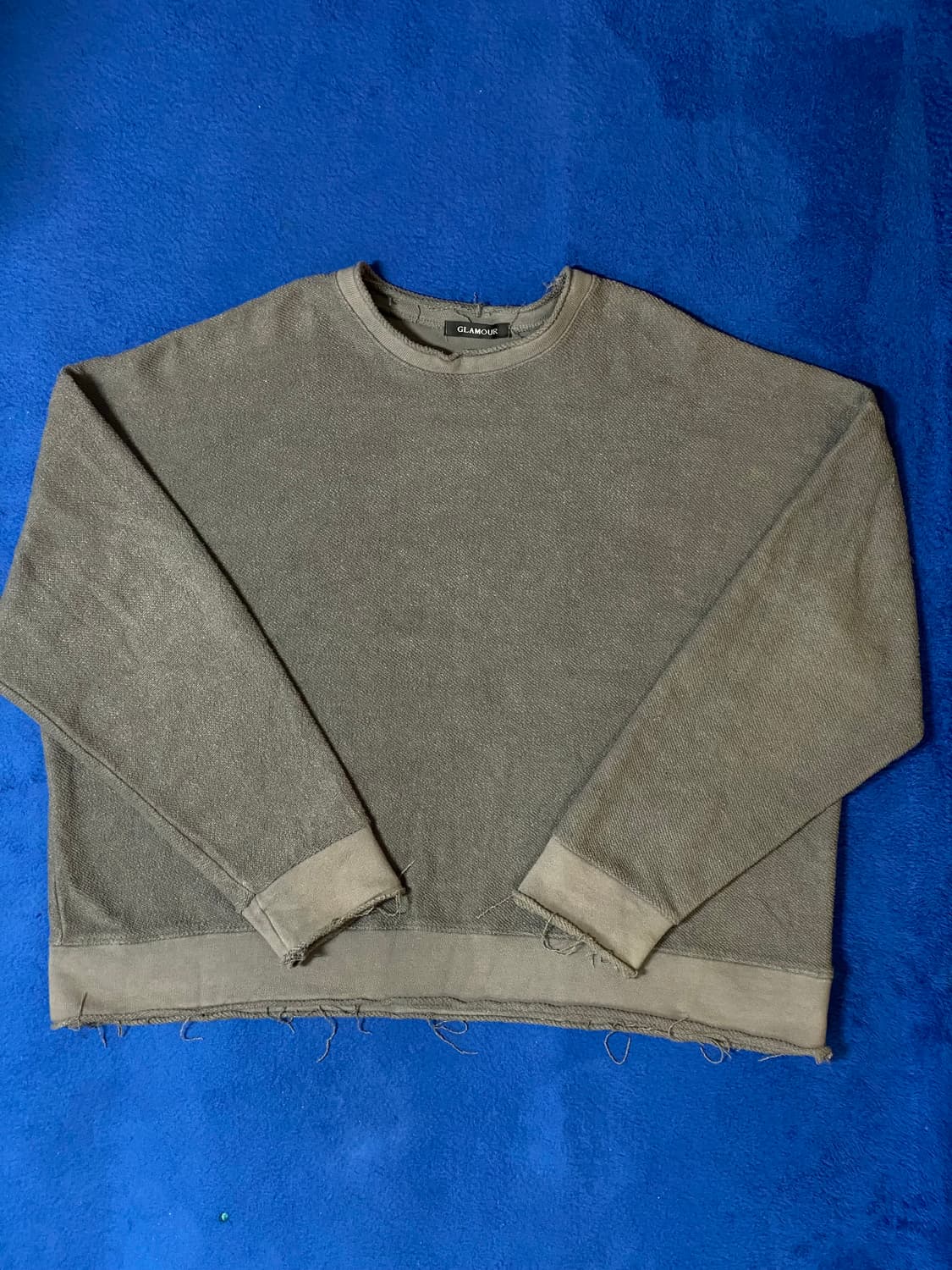 Glamour 글래머 루즈핏 그런지 스타일 니트 상품이미지1