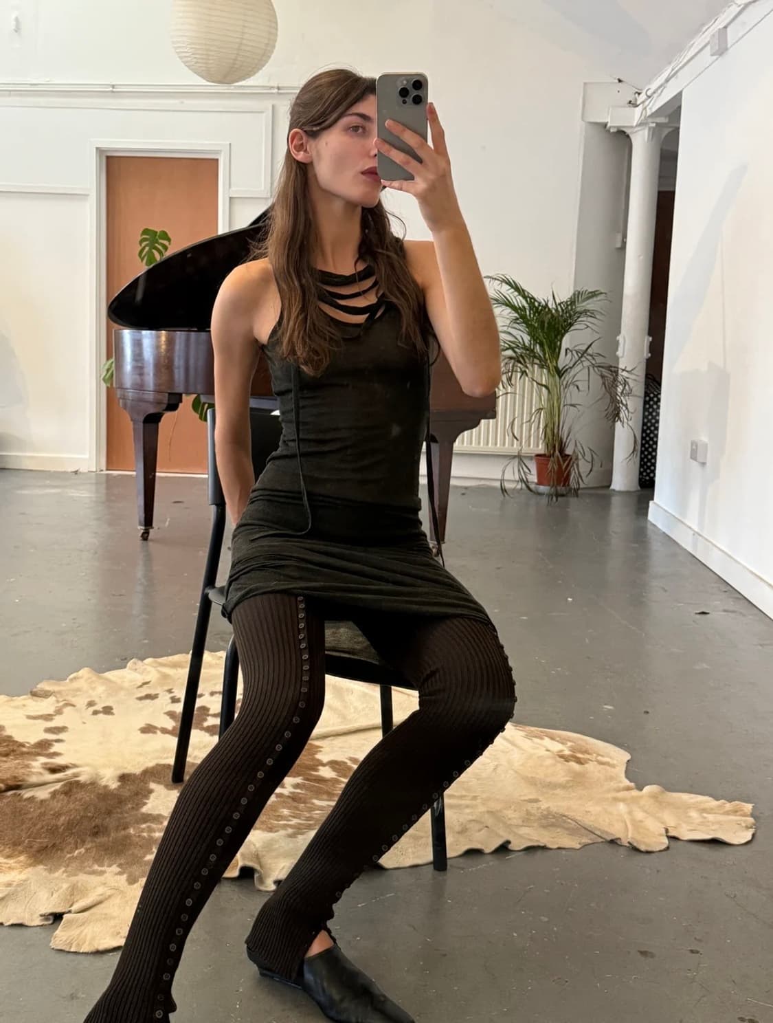 [XS,S]팔로마울 Oliveti 원피스/카키 상품이미지1