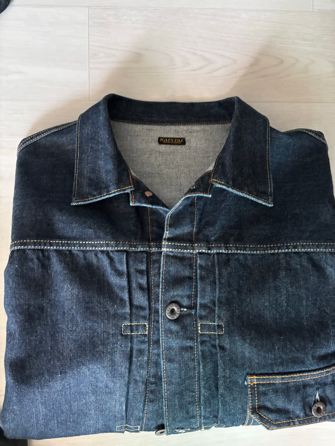 캐피탈 14온스 원워시드 데님자켓 1st 6사이즈 상품이미지1