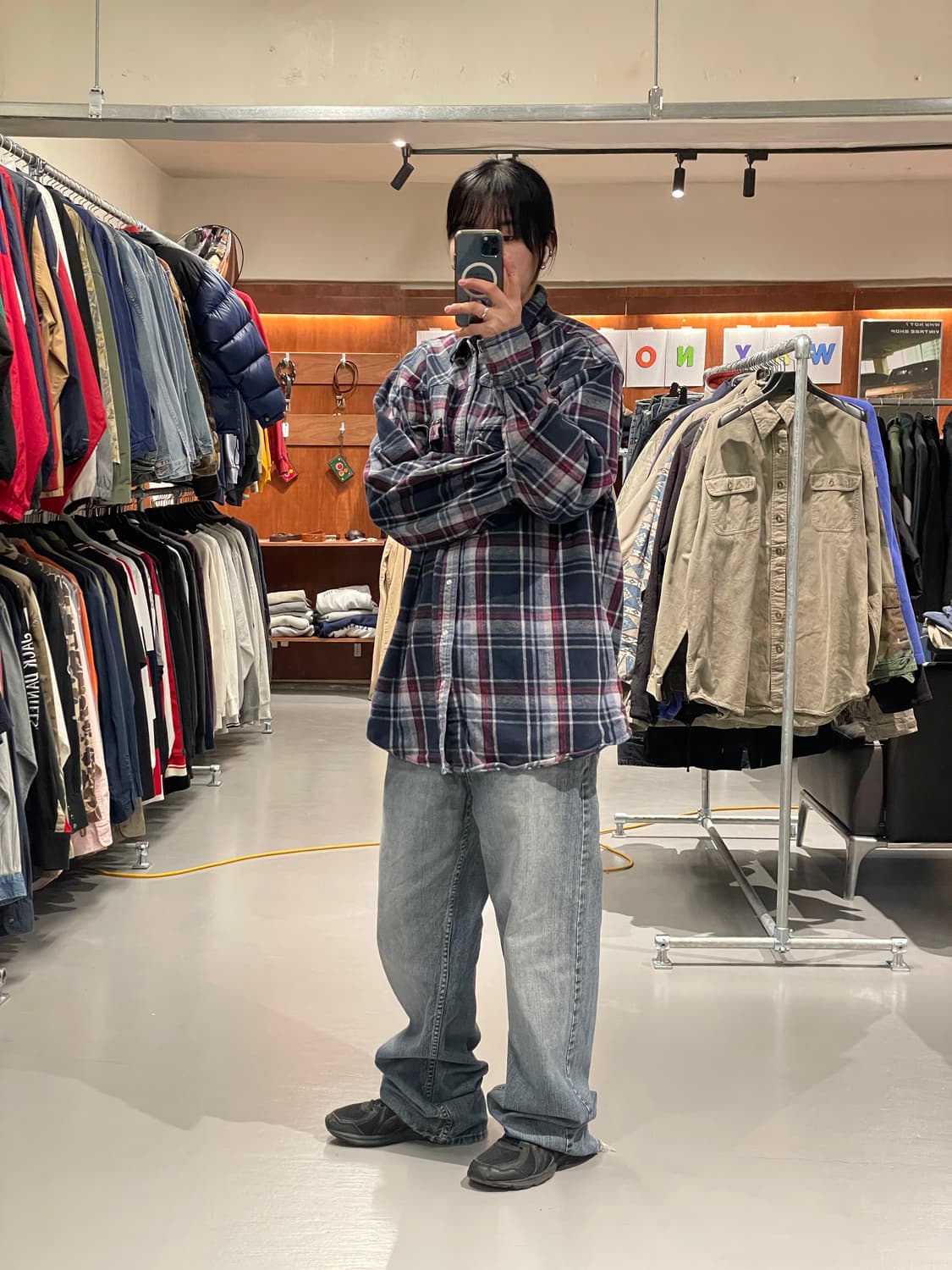 빈티지 플란넬 웨스턴 셔츠   상품이미지4