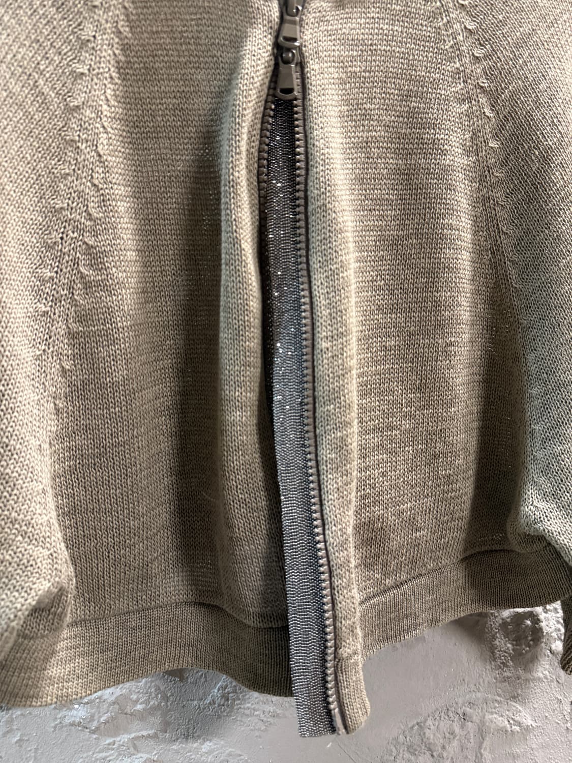 BRUNELLO CUCINELLI Cotton Zip Knit (S) 상품이미지2