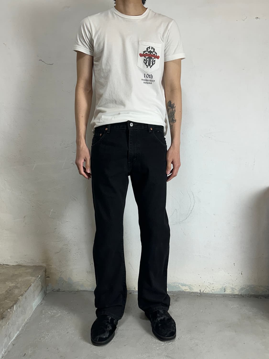 00's 빈티지 리바이스 517 블랙 부츠컷 리바이스 플레어진 상품이미지2