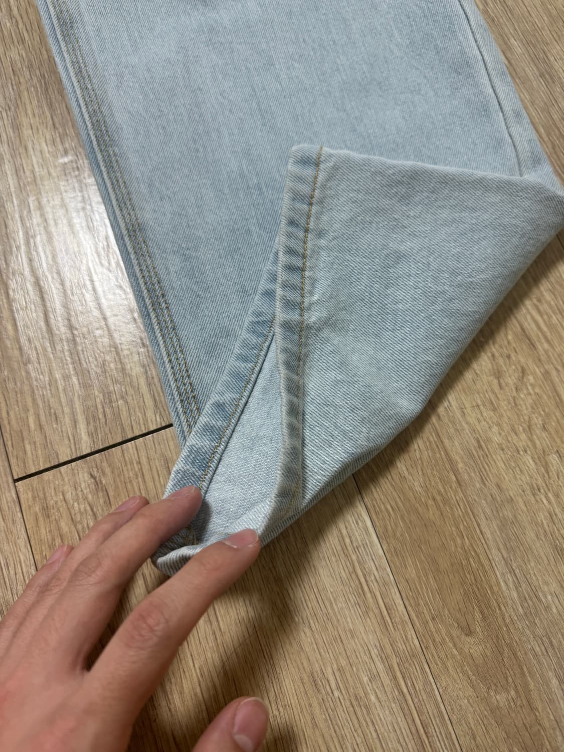m) 플라스틱프로덕트 페인터 데님 팬츠 상품이미지6
