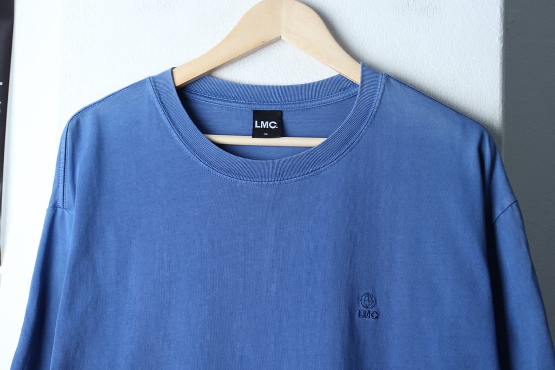 (XL-2XL) 엘엠씨 반팔 티셔츠 빅사이즈 피그먼트 블루-H30822 상품이미지3