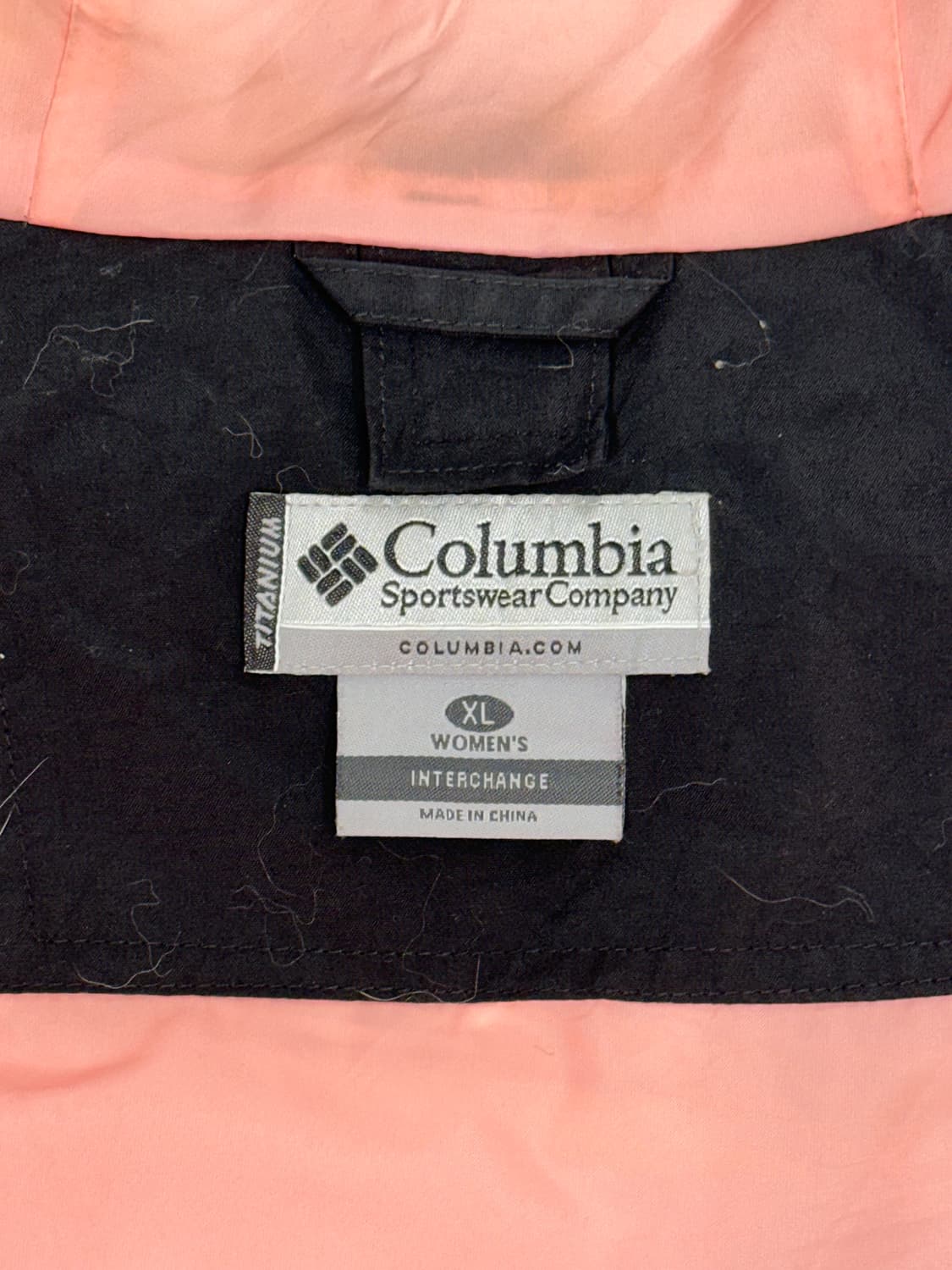 컬럼비아 블랙 기능성 등산 후드 바람막이 오버핏 트랙 자켓 XL 상품이미지7